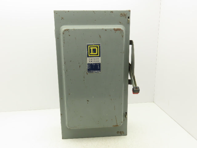 Square D HU364 Safety Disconnect Switch 200 Amp 600V 3 Pole Non-Fusible
