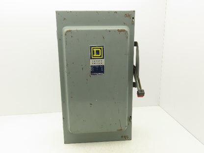 Square D HU364 Safety Disconnect Switch 200 Amp 600V 3 Pole Non-Fusible