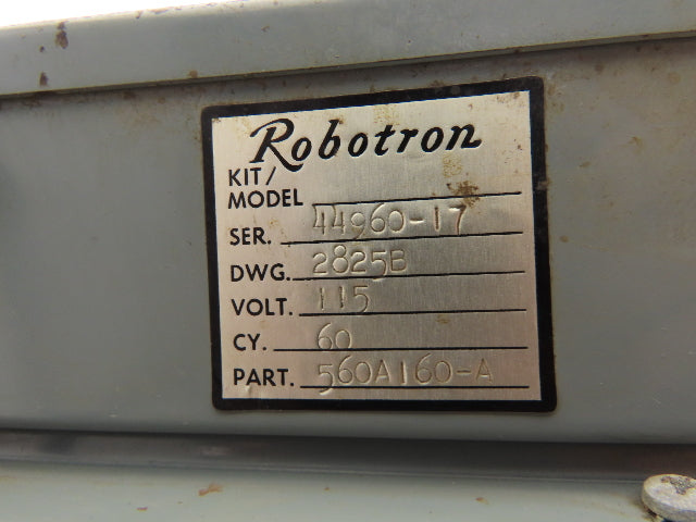 Robotron 560A160-A Resistance Welding Control Plug Housing is Crushed/Functional