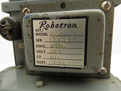 Robotron 560A160-A Resistance Welding Control Plug Housing is Crushed/Functional