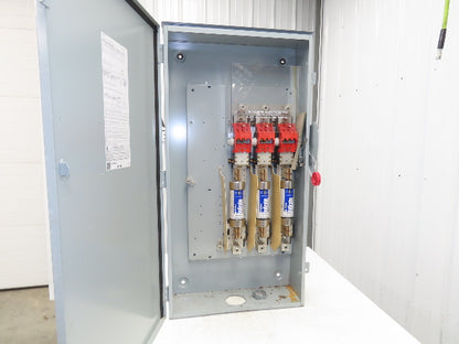 Eaton DH365FRK Safety Disconnect Switch 400A 600V 3Ph Fused 3R Rainproof