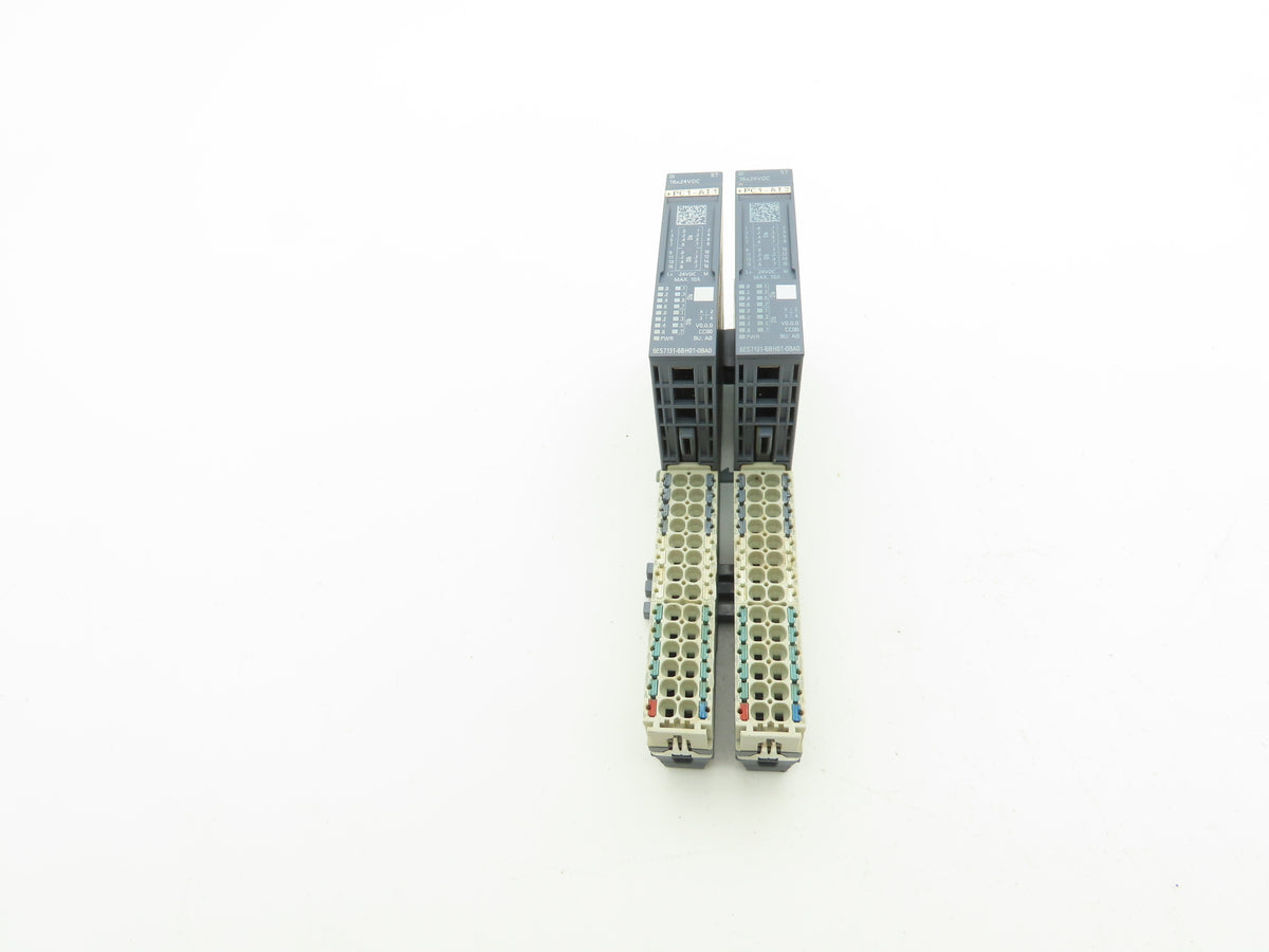 Siemens 6ES7 131-6BH01-0BA0 SIMATIC ET200SP Digital Input DI 16x 24VDC Lot of 2