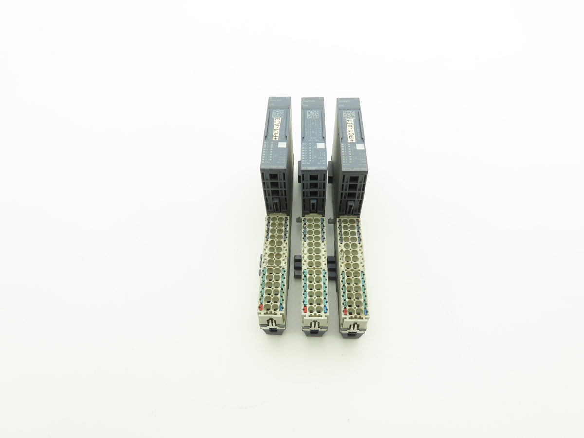 Siemens 6ES7 131-6BH01-0BA0 SIMATIC ET200SP Digital Input DI 16x 24VDC Lot of 3