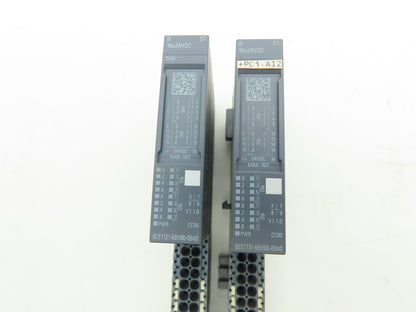 Siemens 6ES7 131-6BH00-0BA0 SIMATIC ET200SP Digital Input DI 16x 24VDC Lot of 2