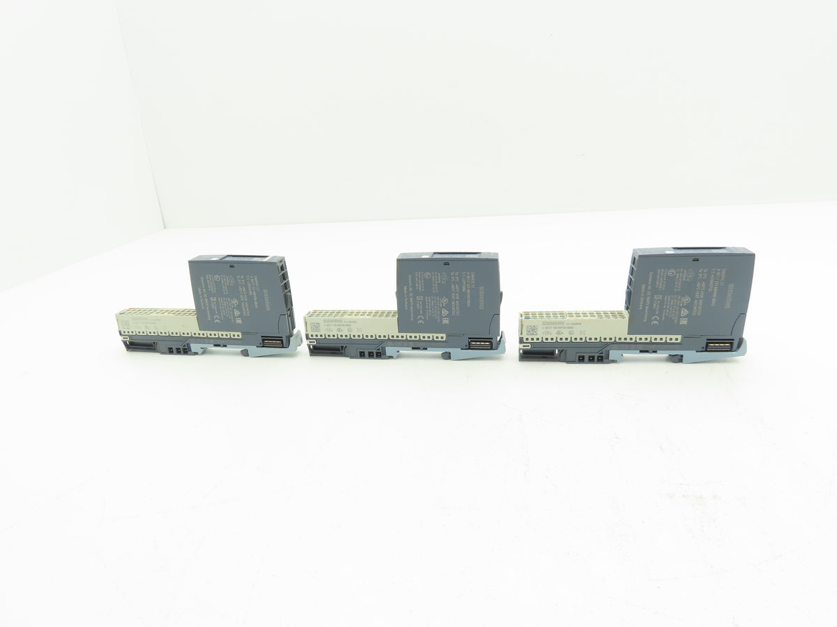 Siemens 6ES7 131-6BH00-0BA0 SIMATIC ET200SP Digital Input DI 16x 24VDC Lot of 3