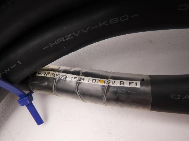 Kawasaki 50979-1999 L07 Robot Machine Motor Control Cable 23 Ft Rev B F1