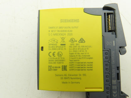 Siemens 6ES7 136-6DB00-0CA0 SIMATIC ET200SP Digital Output F-DQ 4X24 V DC/2A