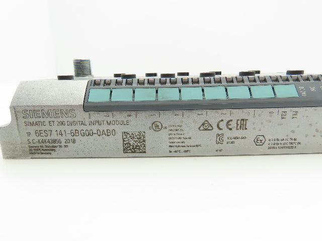 Siemens 6ES7 141-6BG00-0AB0 SIMATIC ET 200 8-Point Digital Input Module 24VDC