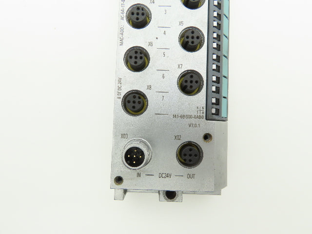 Siemens 6ES7 141-6BG00-0AB0 SIMATIC ET 200 8-Point Digital Input Module 24VDC