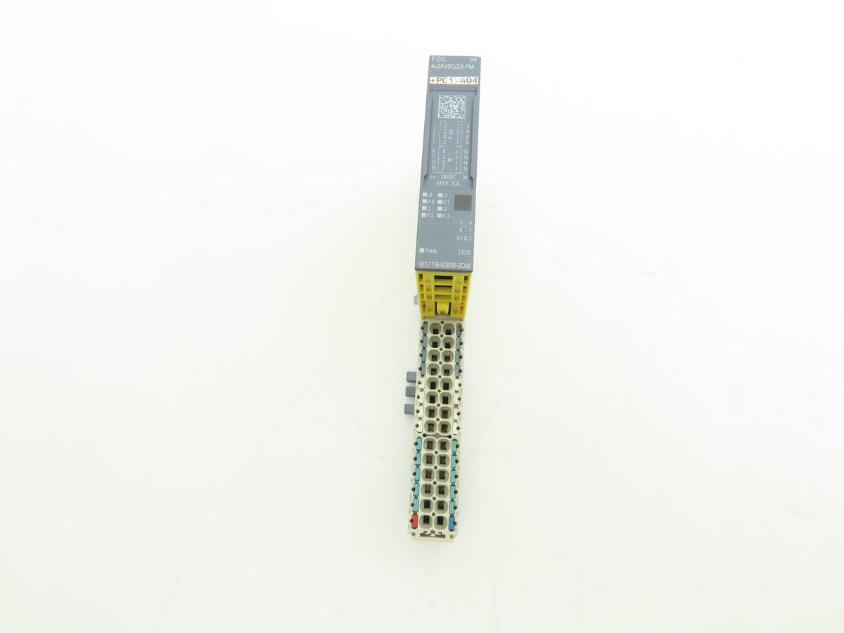 Siemens 6ES7 136-6DB00-0CA0 SIMATIC ET200SP F-DQ 4X24 V Digital Output DC/2A