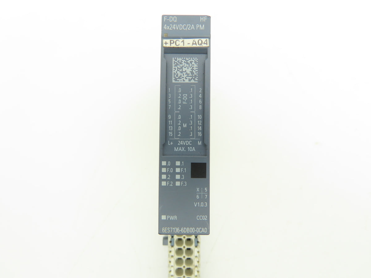 Siemens 6ES7 136-6DB00-0CA0 SIMATIC ET200SP F-DQ 4X24 V Digital Output DC/2A