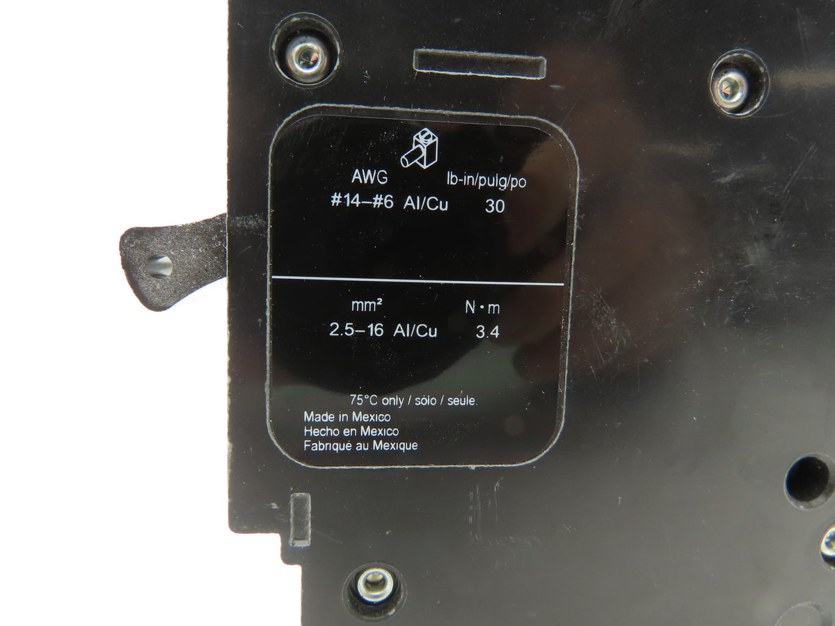 Square D EDB24030 Circuit Breaker 30A 480V 2 Pole EDB 30 Amp
