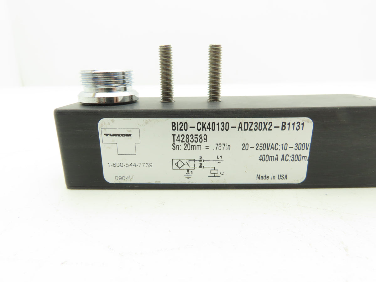 Turck T4283589 Proximity Sensor 20mm Switching Distance