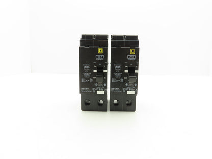 Square D EDB24020 Circuit Breaker 20A 480V 2 Pole EDB 20 Amp Lot of 2
