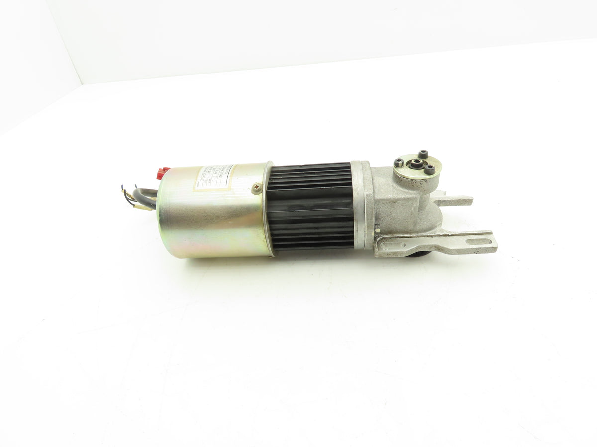 Yaskawa USAREM-01YRW11 AC Servo Motor 3000rpm 110W 1Amp w/Right Angle Drive