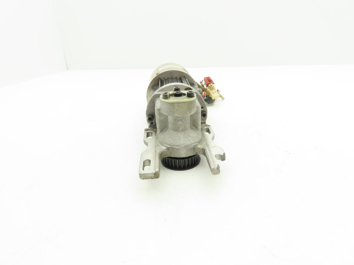 Yaskawa USAREM-01YRW11 AC Servo Motor 3000rpm 110W 1Amp w/Right Angle Drive
