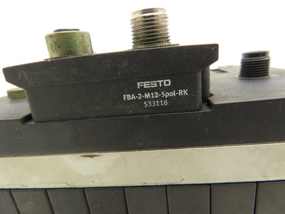 Festo CPV14-VI 8-Station 4 Valve Manifold 24VDC 161362 Interface CPV14-GE-DI01-8