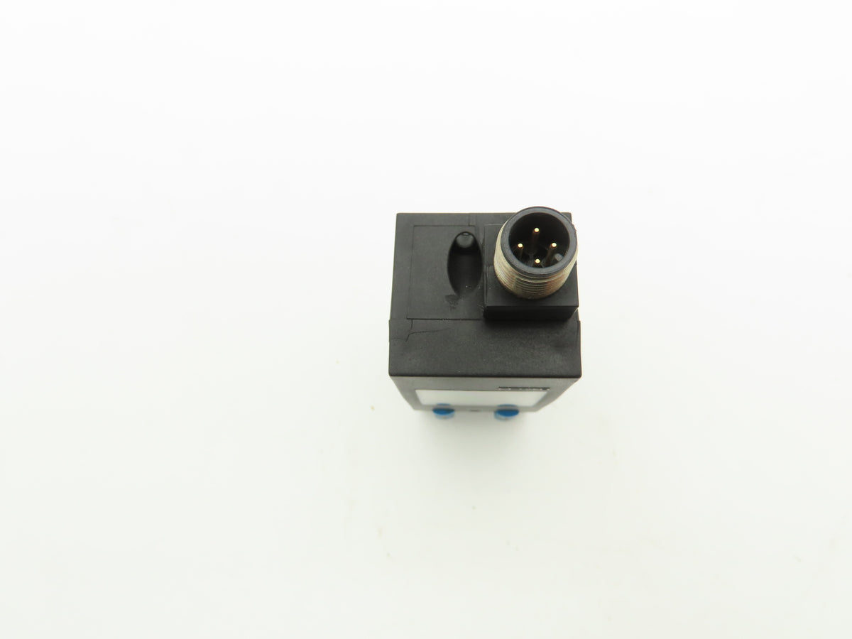 Festo SDE1-D10-G2-MS-L-PI-M12 Pressure Sensor Digital Display 15-30 VDC 1-10 BAR