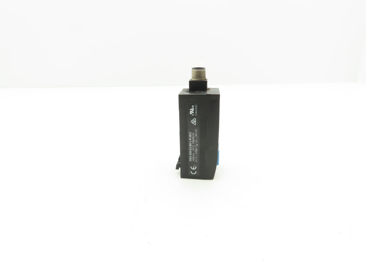 Festo SDE1-D10-G2-MS-L-PI-M12 Pressure Sensor Digital Display 15-30 VDC 1-10 BAR