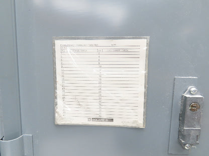 Square D NF442L2C NF Panelboard Breaker Box 250A 600Y/347V 3PH 4W 42 Circuit