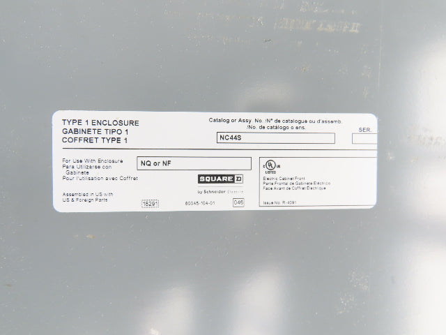 Square D NF442L2C NF Panelboard Breaker Box 250A 600Y/347V 3PH 4W 42 Circuit