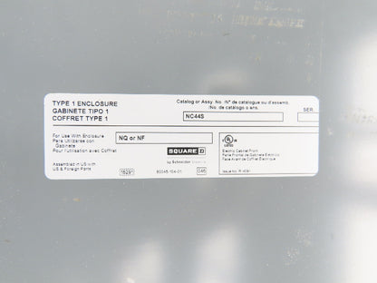 Square D NF442L2C NF Panelboard Breaker Box 250A 600Y/347V 3PH 4W 42 Circuit