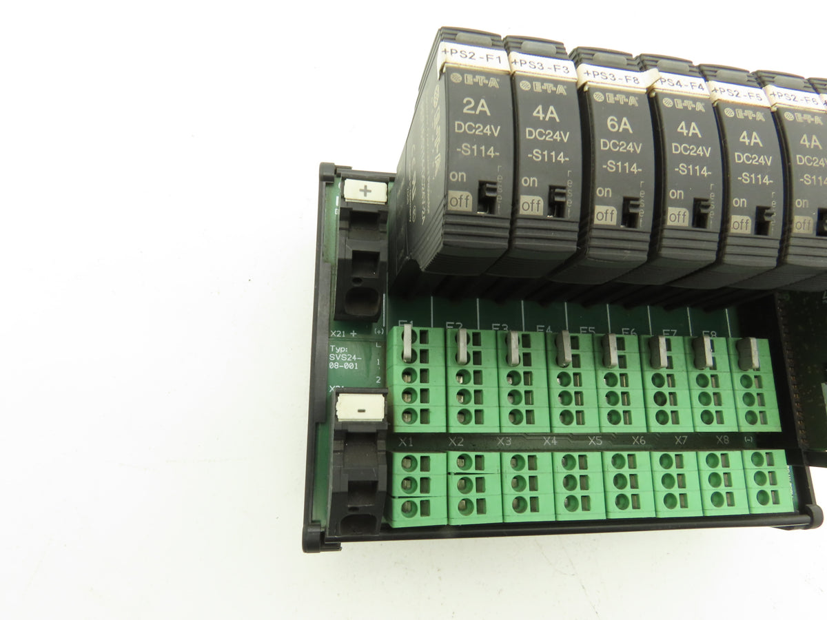 E-T-A SIGMO-24-001 SVS24-08-001 Circuit Protection/ Electronic Overcurrent Board
