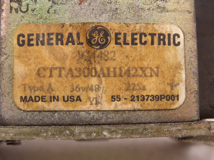 General Electric CTTA300AH142XN Yale Forklift Motor Contactor 26/48V Off ERC080