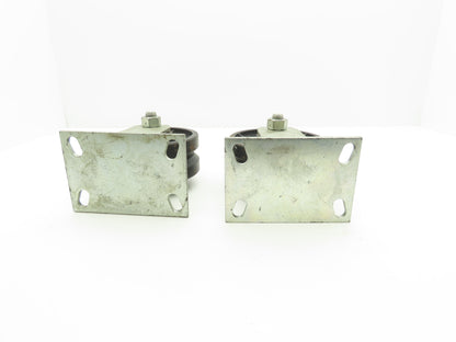 Colson 3725158 Colson Rigid Steel Caster With V-Groove 6" x 2-1/2" Greaseable  Lot of 2