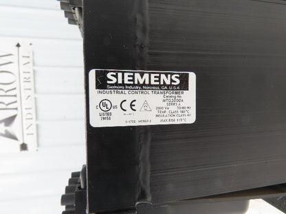 Siemens MTG2000A Industrial Control Transformer 2000VA 240-480V-120V 50/60Hz 1Ph