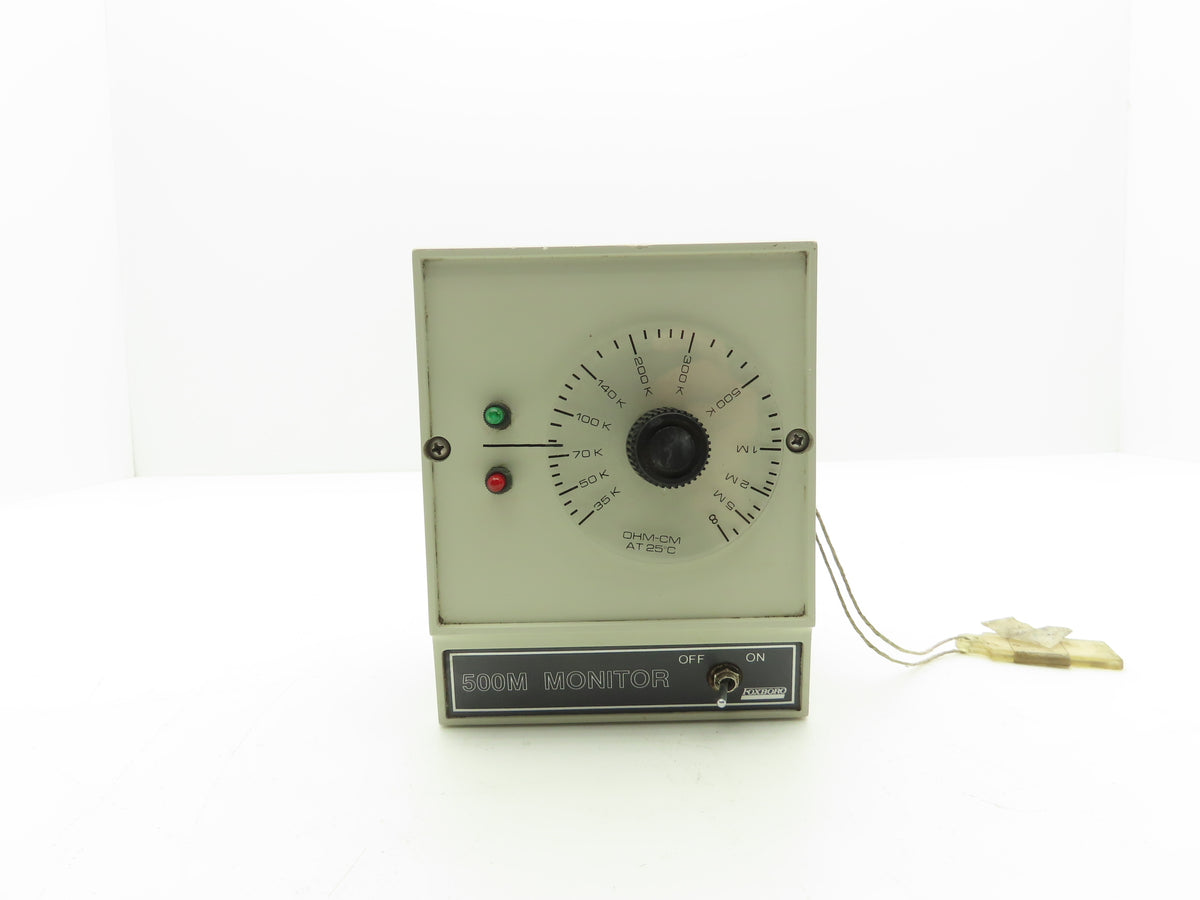 Foxboro 500M-A0035K Conductivity & Resistivity Monitor/ Analyzer 120 VAC