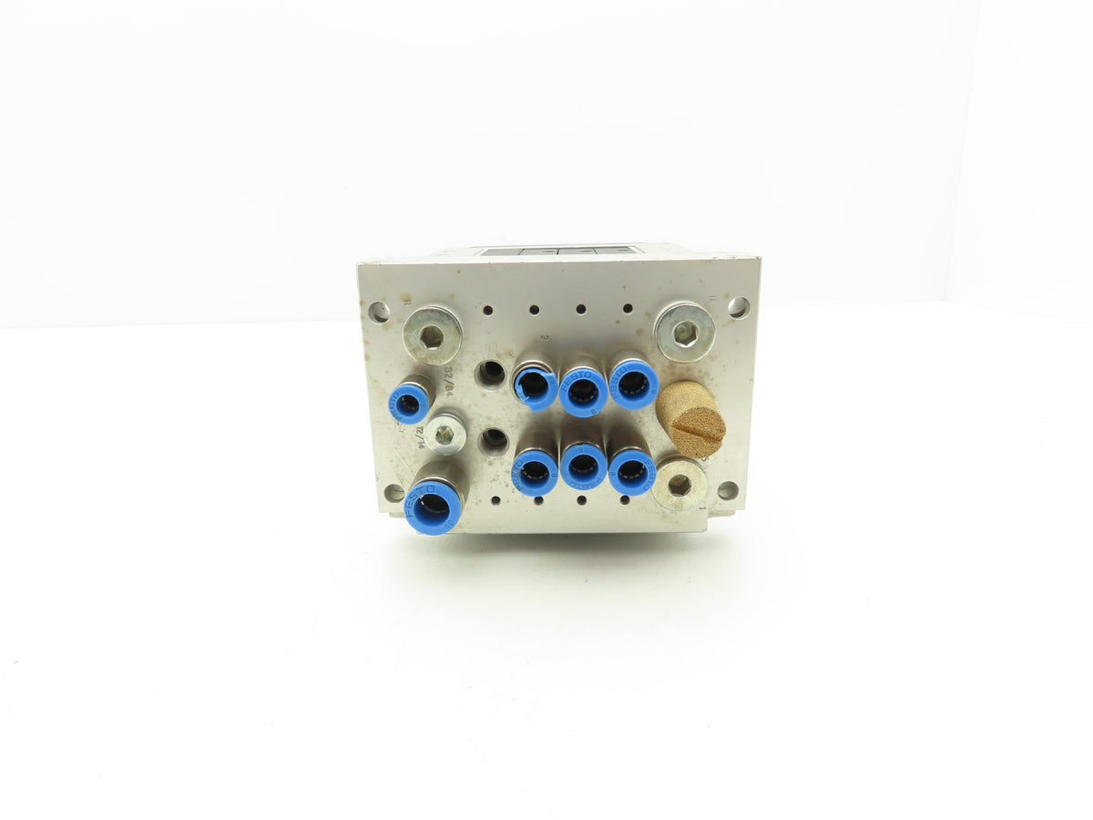 Festo 011387 Pneumatic 4 Valve Assembly 161 360 T302/162 550 Air Manifold