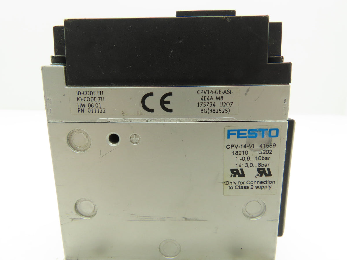 Festo 011387 Pneumatic 4 Valve Assembly 161 360 T302/162 550 Air Manifold