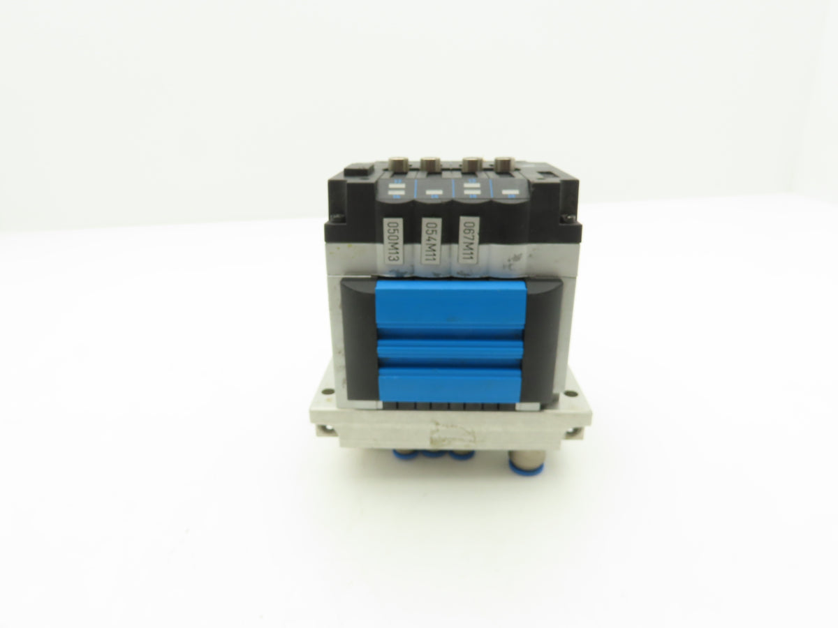 Festo 011387 Pneumatic 4 Valve Assembly 161 360 T302/162 550 Air Manifold