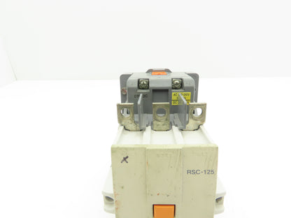 Benshaw RSC-125 Motor Starter Contactor 120A 600V 3 Pole 3PH 120/240V Coil