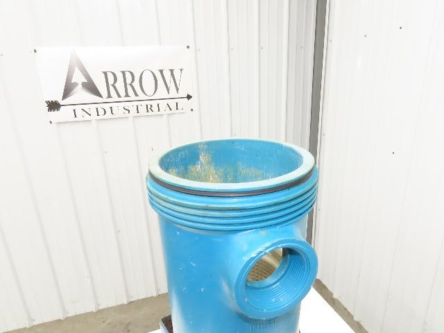 FSI X-100 Plastic Polypropylene Basket Strainer X01 #1 Bag Filter 2"NPT *Read*