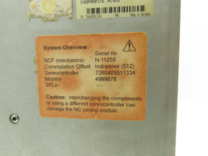 Rexroth HCS02.1E-W0070-A-03-NNNN R911298372 IndraDrive Compact Converter Drive