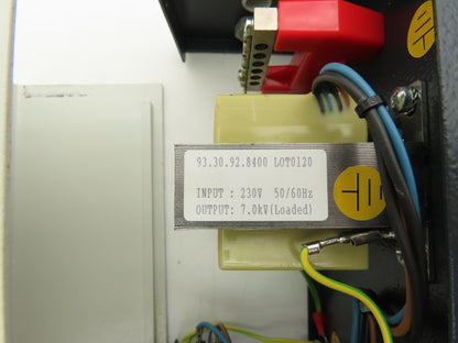 Simco A2C7S Power Supply Ioniser Input 230 VAC 50/60 Hz 0.2A Output 7 Kv Max