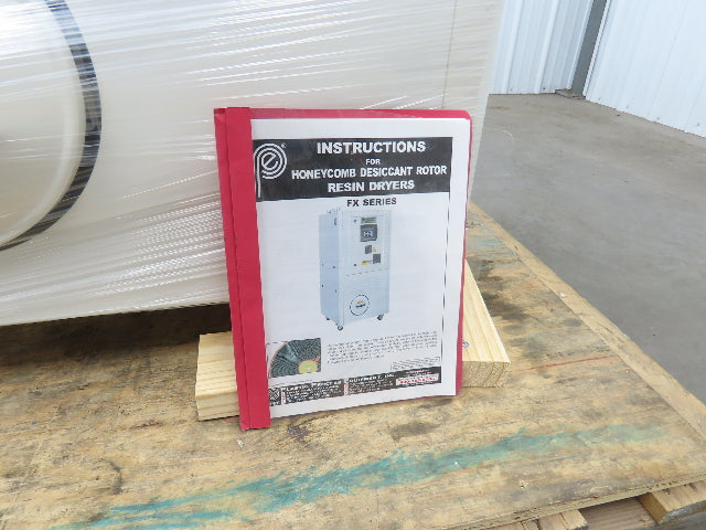 Plastic Process FX-100460 Honeycomb Desiccant Rotor Dryer 11kw 60CFM 480V 130lbs
