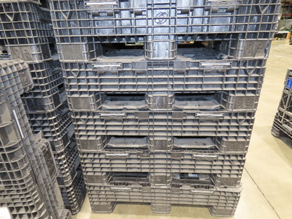 Orbis 48x 44.5" Collapsible Bulk Container Bin BulkPak 28.7cu-ft Stackable *Read