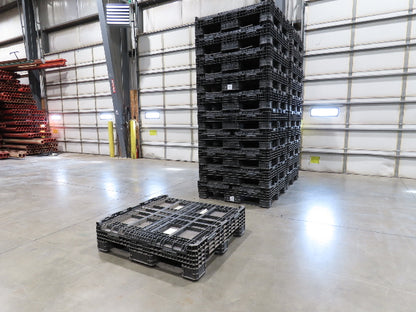 Orbis 48x 44.5" Collapsible Bulk Container Bin BulkPak 28.7cu-ft Stackable *Read