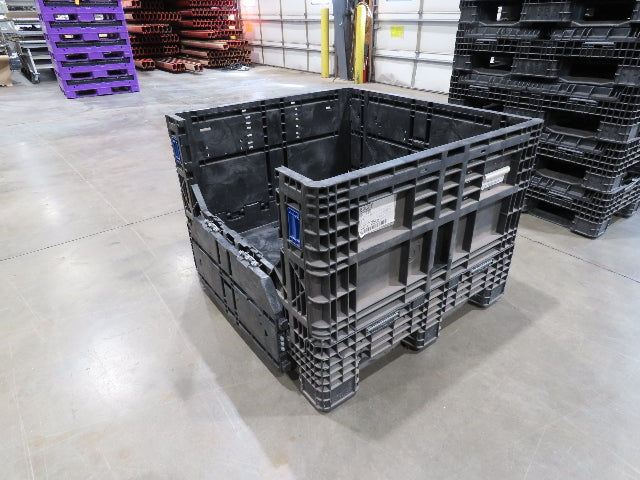 Orbis 48x 44.5" Collapsible Bulk Container Bin BulkPak 28.7cu-ft Stackable *Read