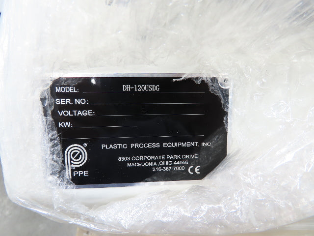 Plastic Process DH-120USDG Drying Hopper Stainless Steel 140lbs Discharge