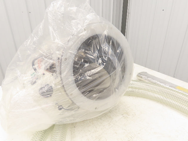 Plastic Process TAL-6UFX Stainless Steel Vacuum Hopper Loader 8lbs 1.5Hp 115V