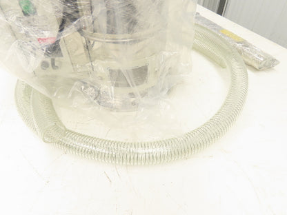 Plastic Process TAL-6UFX Stainless Steel Vacuum Hopper Loader 8lbs 1.5Hp 115V