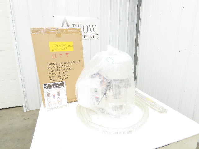 Plastic Process TAL-6UFX Stainless Steel Vacuum Hopper Loader 8lbs 1.5Hp 115V