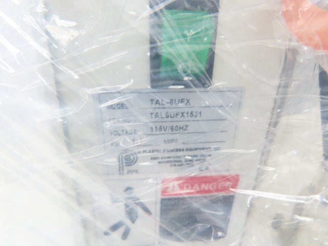 Plastic Process TAL-6UFX Stainless Steel Vacuum Hopper Loader 8lbs 1.5Hp 115V