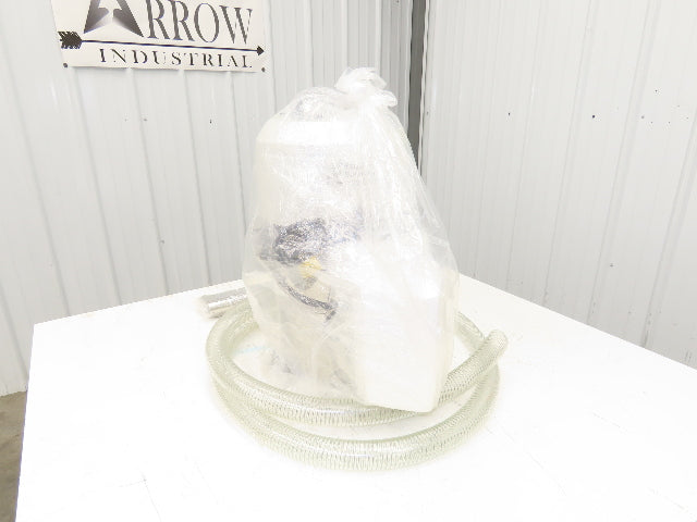 Plastic Process TAL-6UFX Stainless Steel Vacuum Hopper Loader 8lbs 1.5Hp 115V