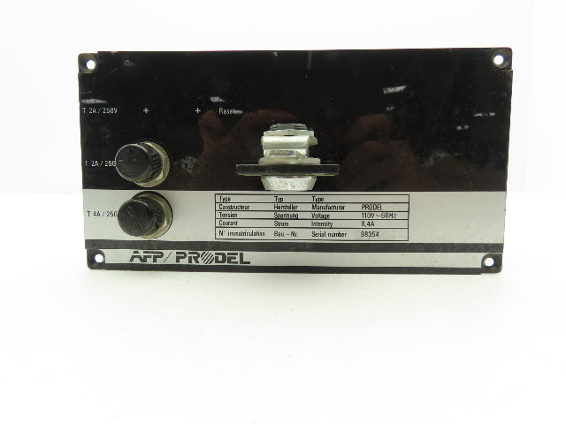 Sogem-Leo-Par EN 60742 AFP Prodel Power Supply 120 VAC 60 Hz Secondary 24V