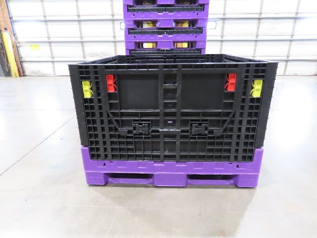 Monoflo 48"x 44.5" Collapsible Bulk Container Bin 28.9cu-ft 1800Lbs Stackable